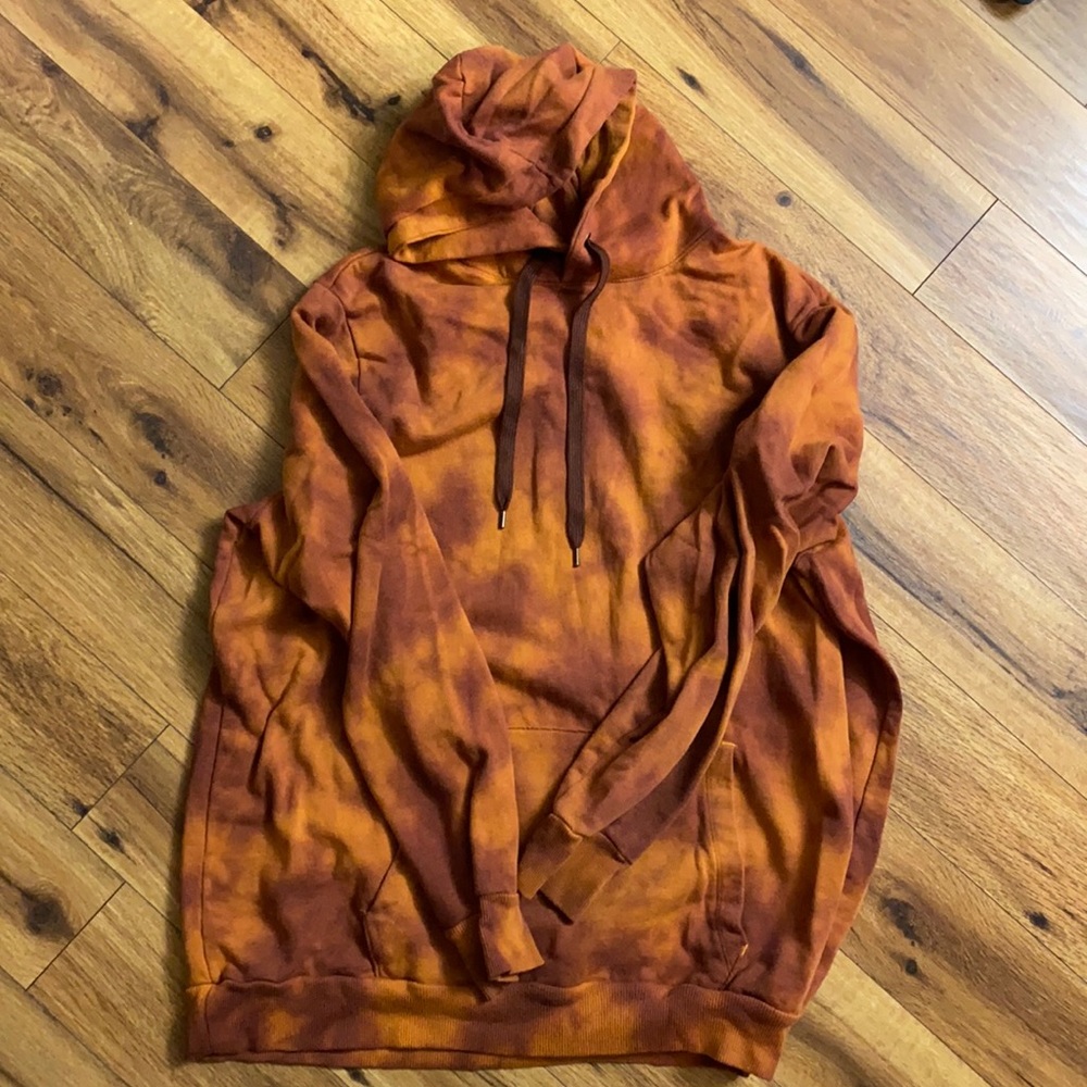 Rust Tie dye hoodie 2XL